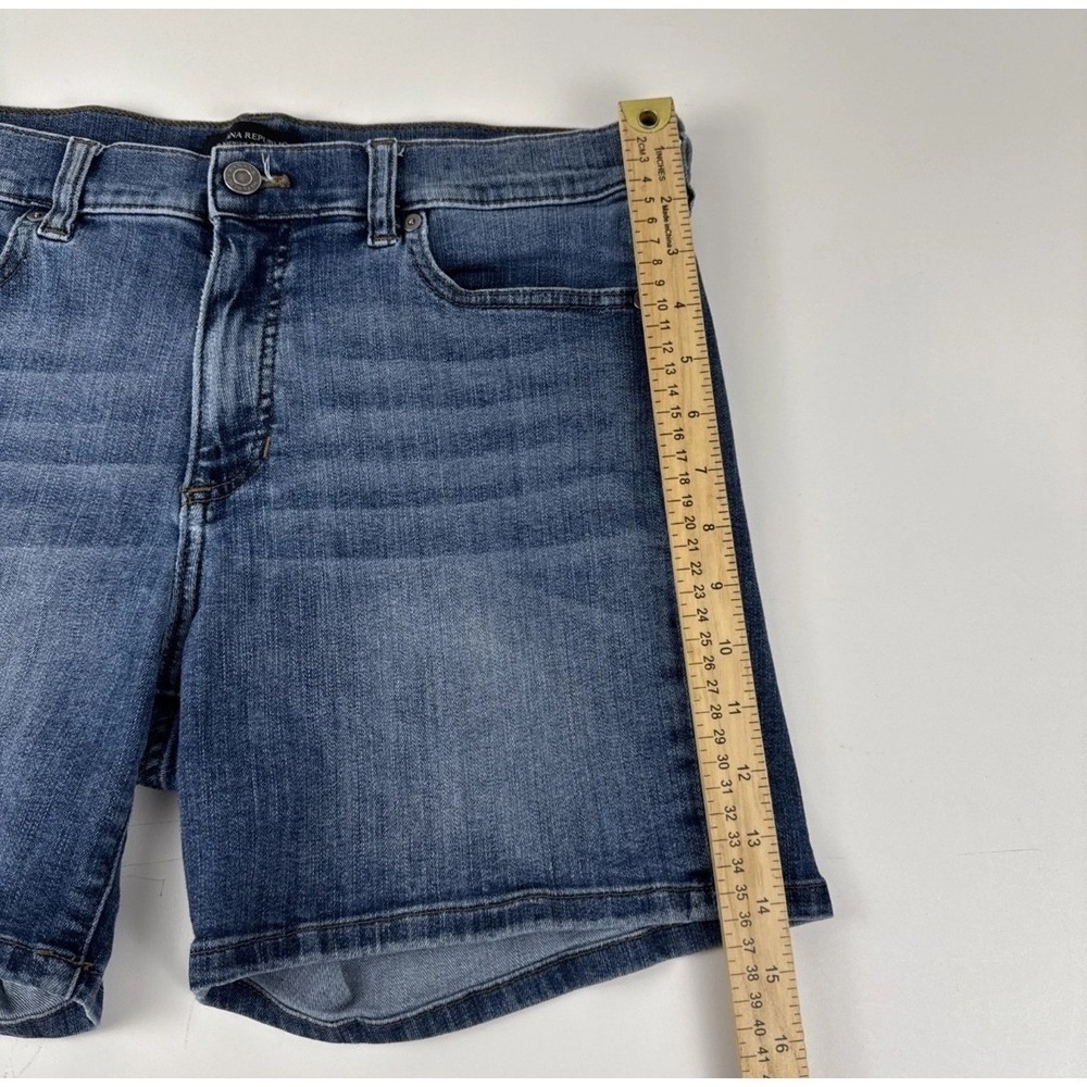Banana Republic Denim Shorts Women 29 Blue Premium Denim Stretch Medium Wash - Picture 8 of 14